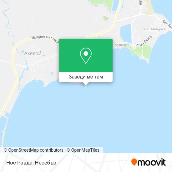 Нос Равда карта