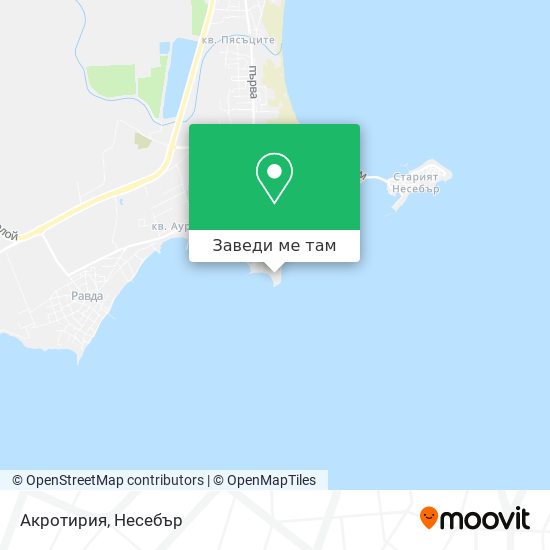 Акротирия карта