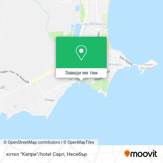 хотел "Капри"/hotel Capri карта