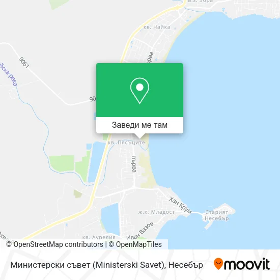 Министерски съвет (Ministerski Savet) карта