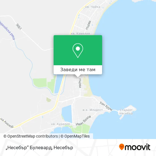 „Несебър“ Булевард карта