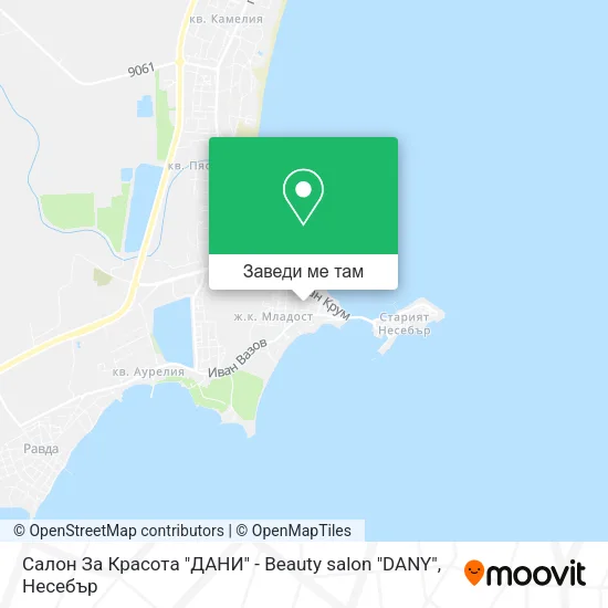 Салон За Красота "ДАНИ" - Beauty salon "DANY" карта