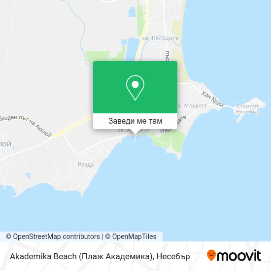 Akademika Beach (Плаж Академика) карта