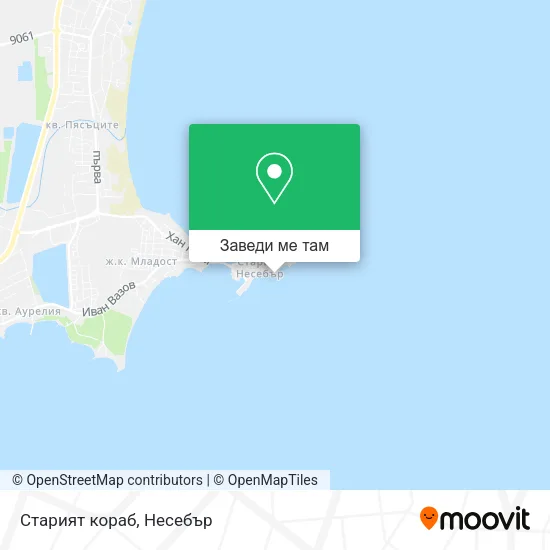 Старият кораб карта