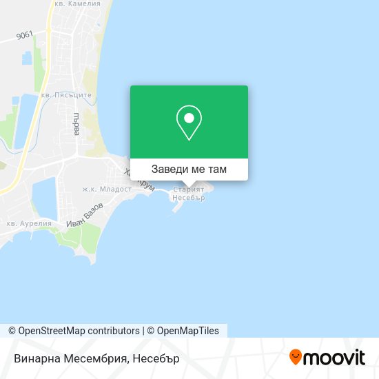 Винарна Месембрия карта