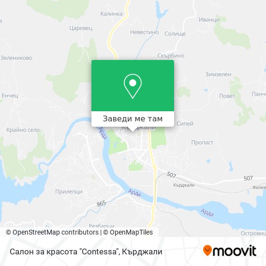 Салон за красота "Contessa" карта