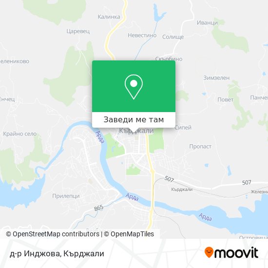 д-р Инджова карта