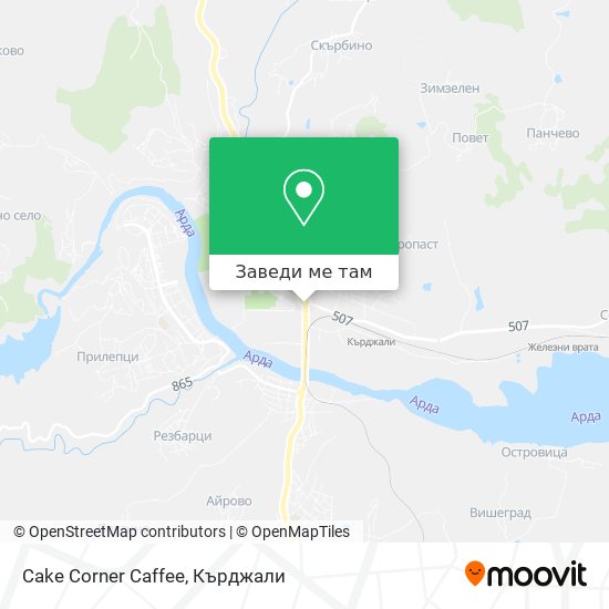 Cake Corner Caffee карта