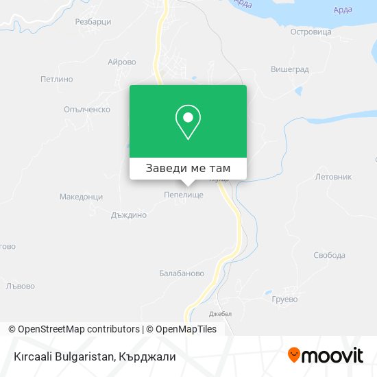 Kırcaali Bulgaristan карта