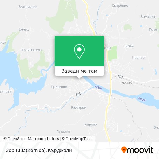 Зорница(Zornica) карта