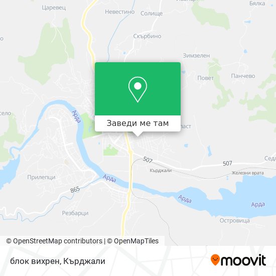 блок вихрен карта