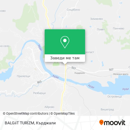 BALGiiT TURÍZM карта