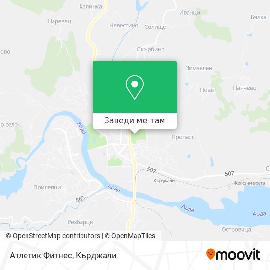 Атлетик Фитнес карта