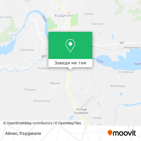 Айнес карта