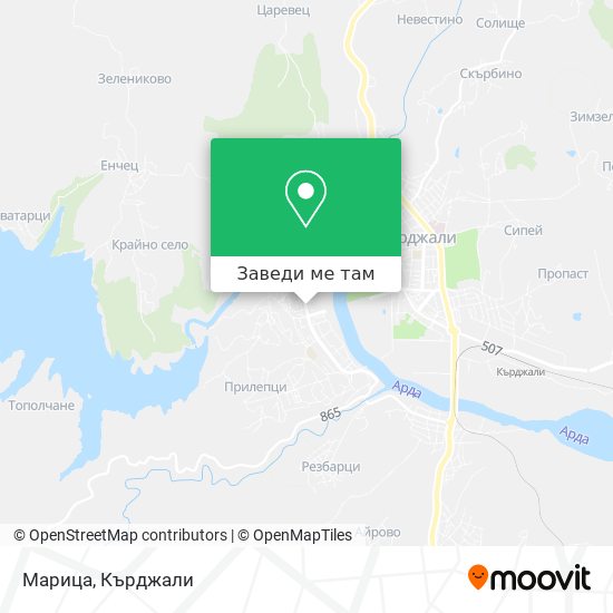 Марица карта