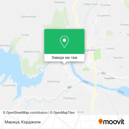 Марица карта