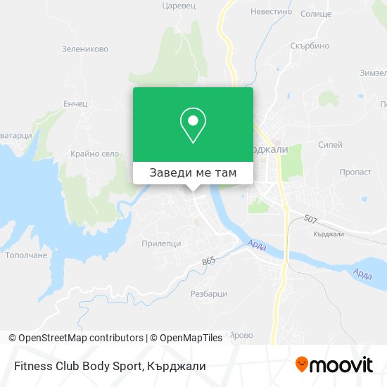 Fitness Club Body Sport карта