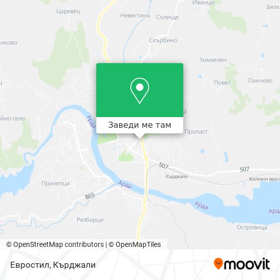 Евростил карта