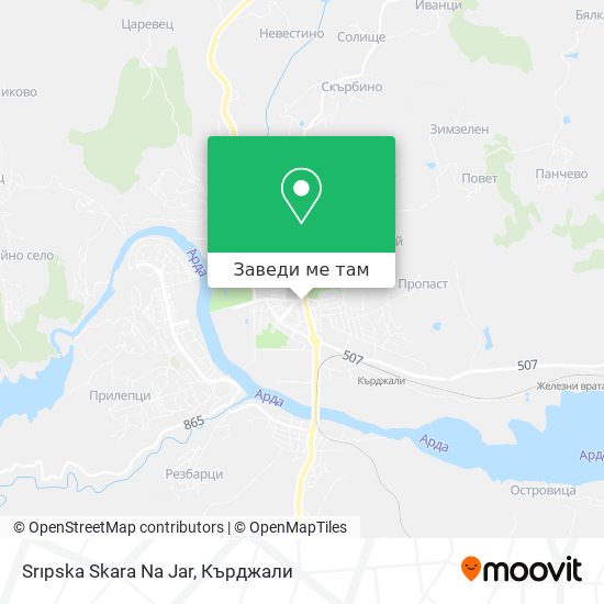 Srıpska Skara Na Jar карта