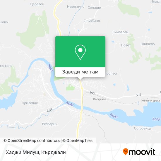 Хаджи Милуш карта
