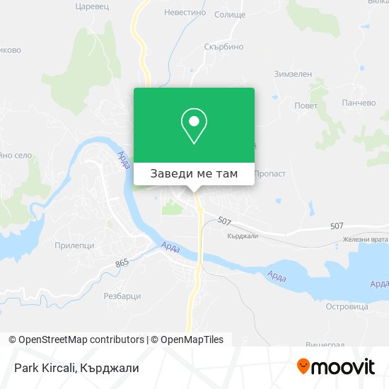 Park Kircali карта