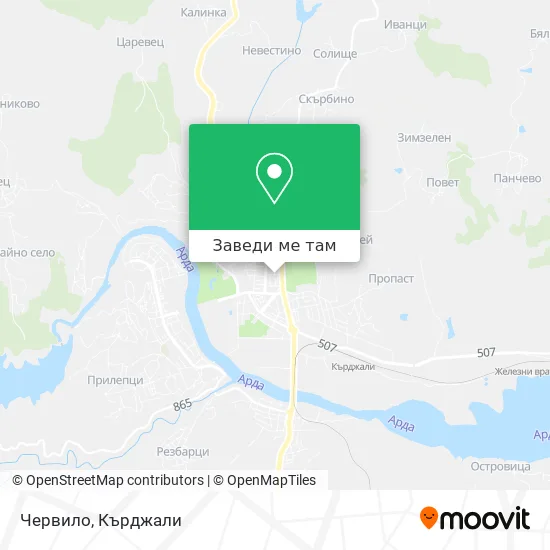 Червило карта