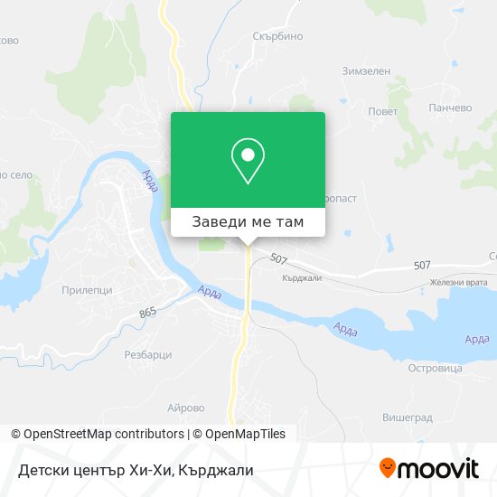 Детски център Хи-Хи карта