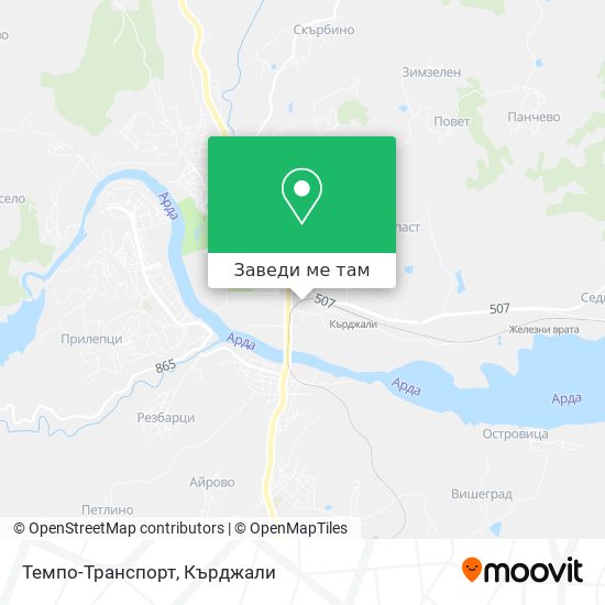 Темпо-Транспорт карта