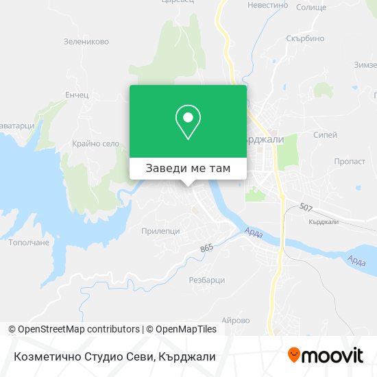 Козметично Студио Севи карта