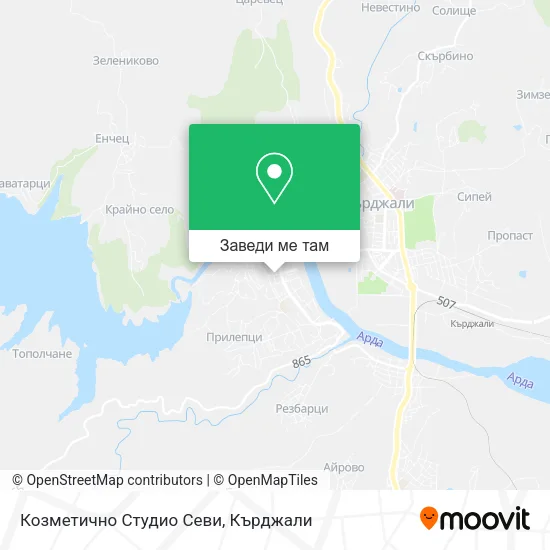 Козметично Студио Севи карта