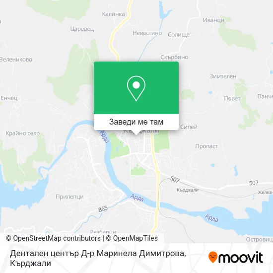 Дентален център Д-р Маринела Димитрова карта