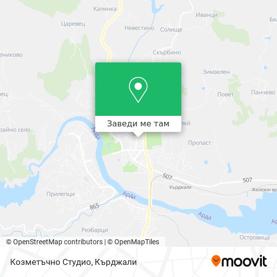Козметъчно Студио карта