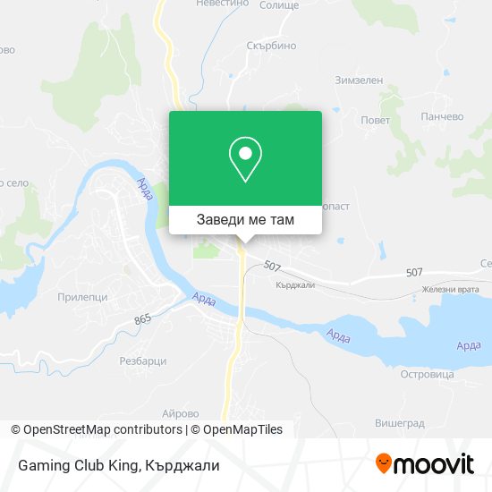 Gaming Club King карта
