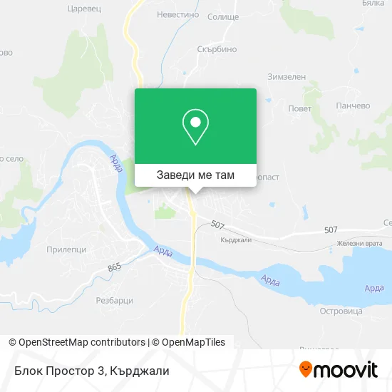 Блок Простор 3 карта