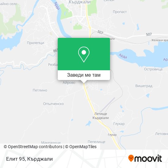 Елит 95 карта