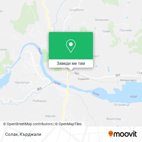 Солак карта