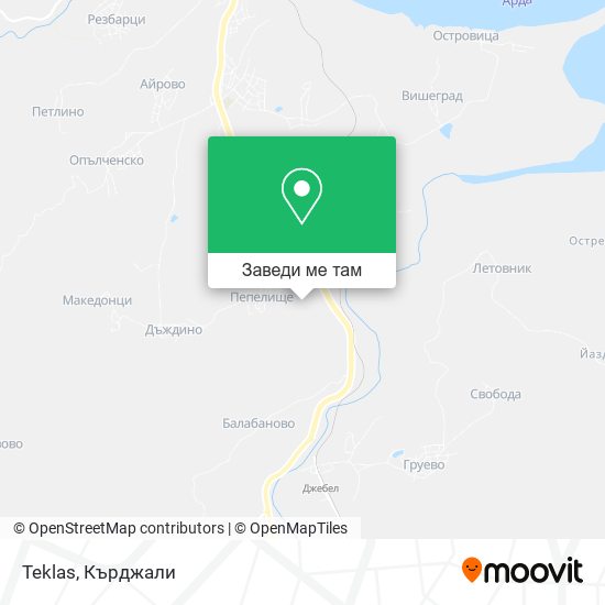 Teklas карта