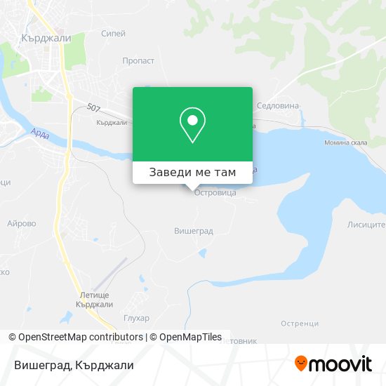 Вишеград карта