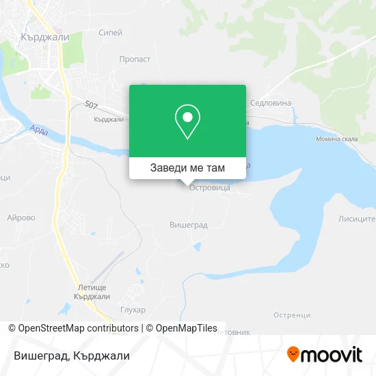 Вишеград карта