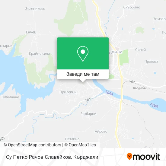 Су Петко Рачов Славейков карта