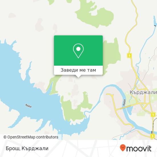 Брош карта