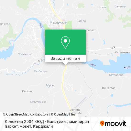 Колектив 2004' ООД - Балатуми, ламиниран паркет, мокет карта