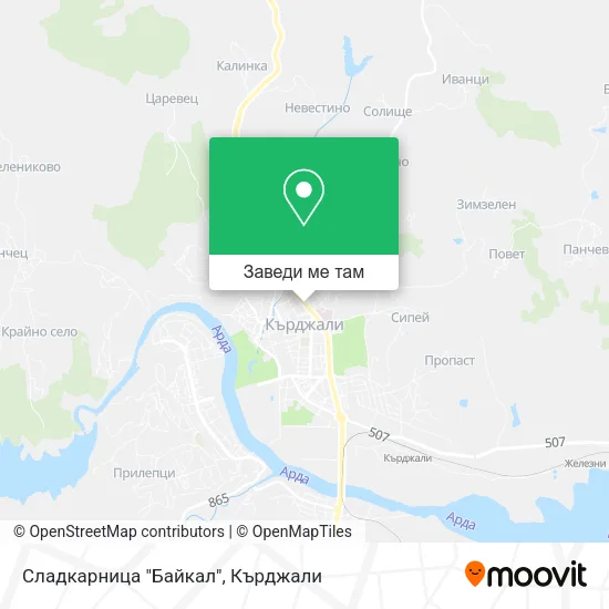 Сладкарница "Байкал" карта