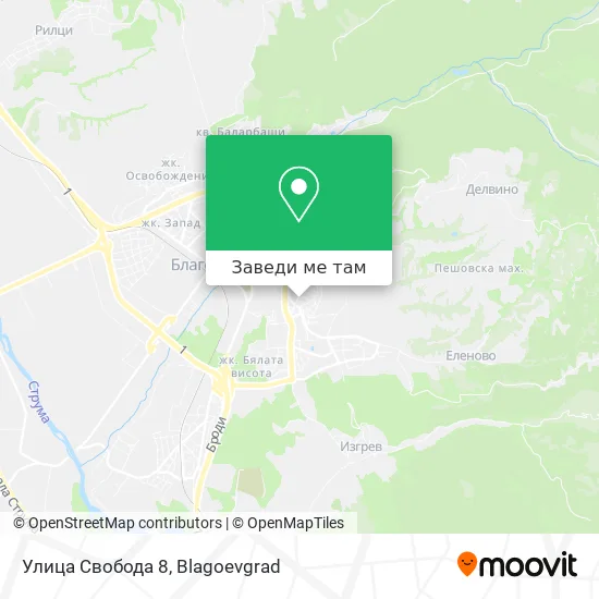 Улица Свобода 8 карта