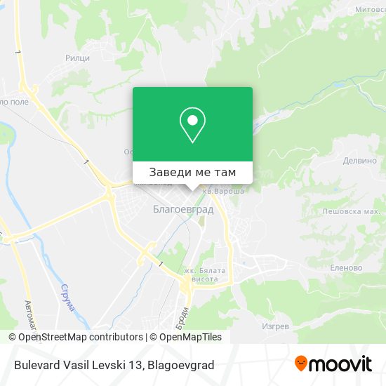 Bulevard Vasil Levski 13 карта