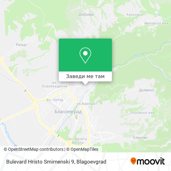 Bulevard Hristo Smirnenski 9 карта