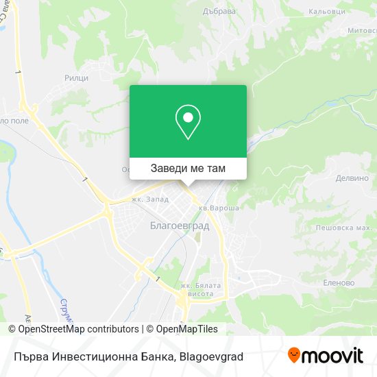 Първа Инвестиционна Банка карта