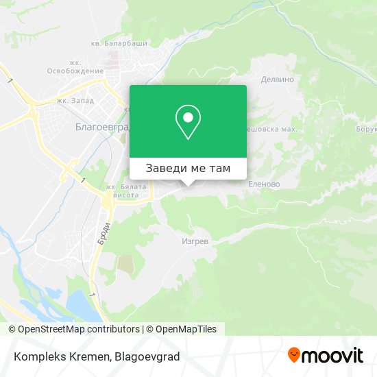 Kompleks Kremen карта