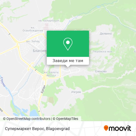 Супермаркет Верос карта