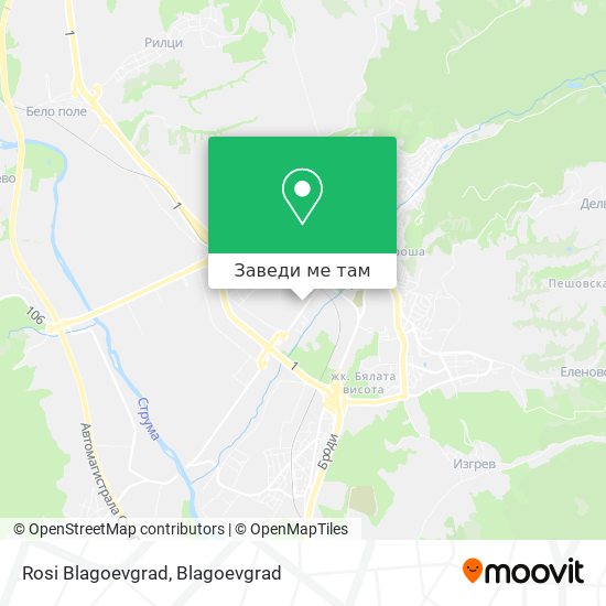 Rosi Blagoevgrad карта